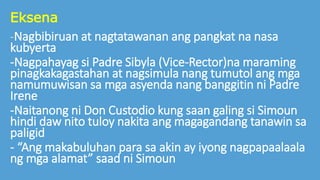 ano ang mga alamat sa el filibusterismo kabanata 3