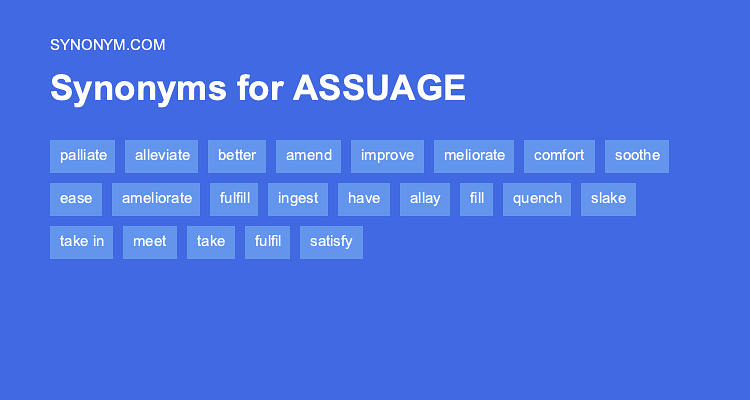 another word for assuage