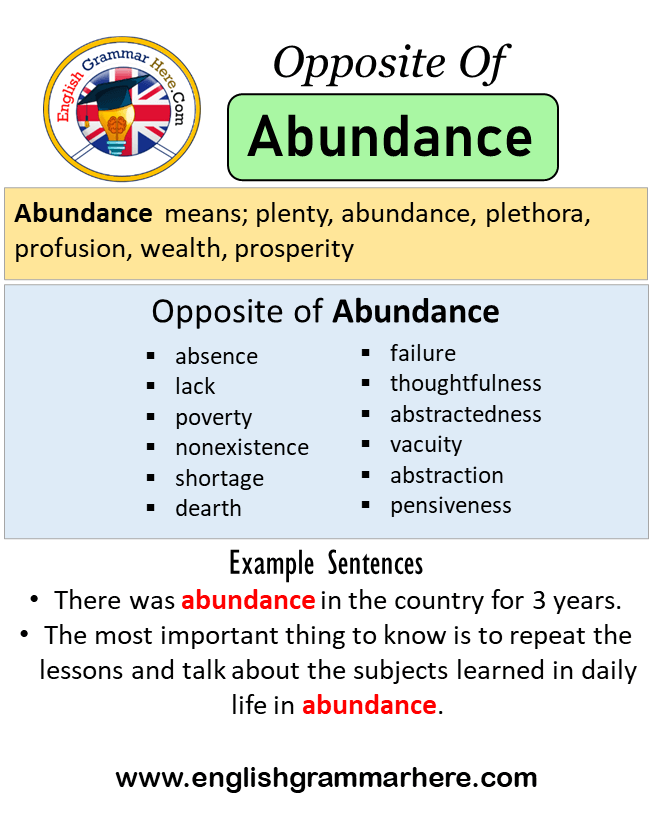 antonym of abundant