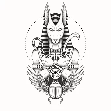 anubis boceto