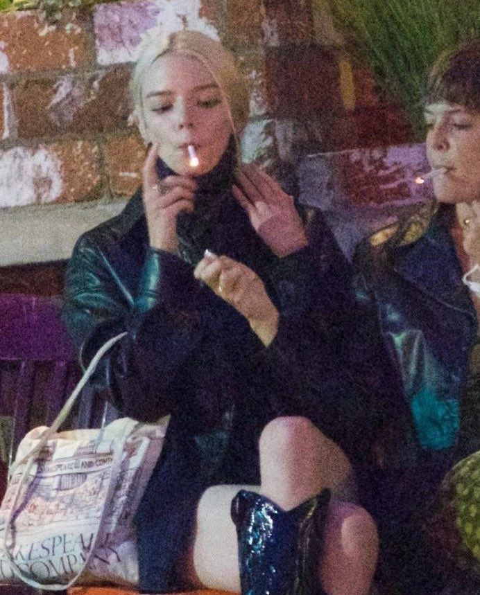 anya taylor joy smoking