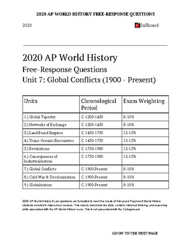 ap world history unit 7 leq