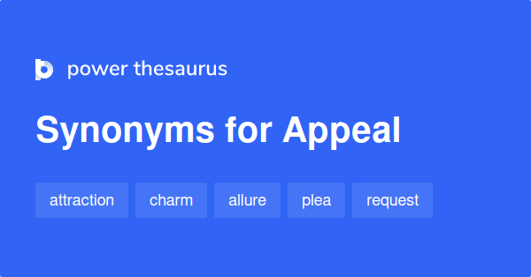 appeal thesaurus