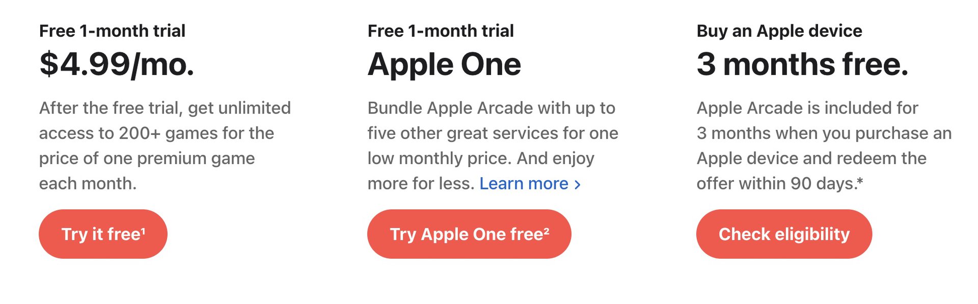 apple arcade price