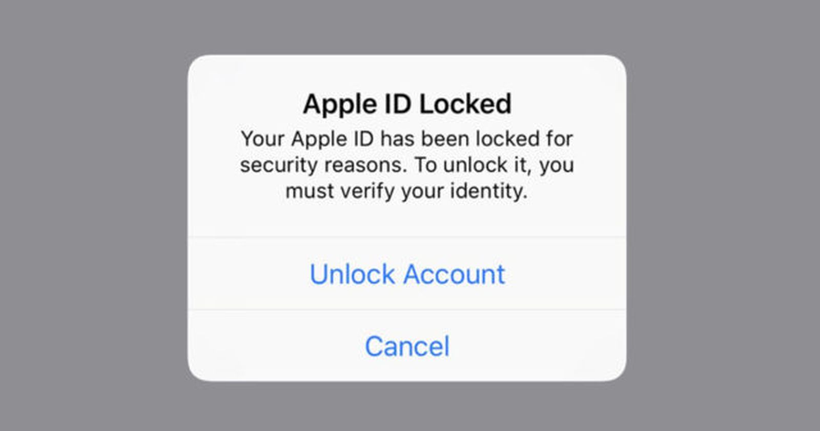 apple id locked