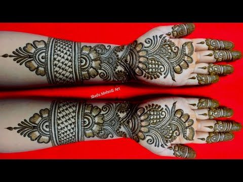 arabic mehndi design front full hand