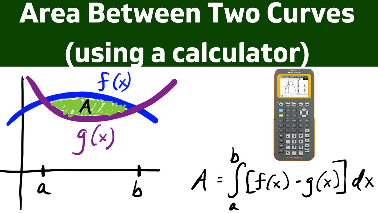 area between 2 curves calculator