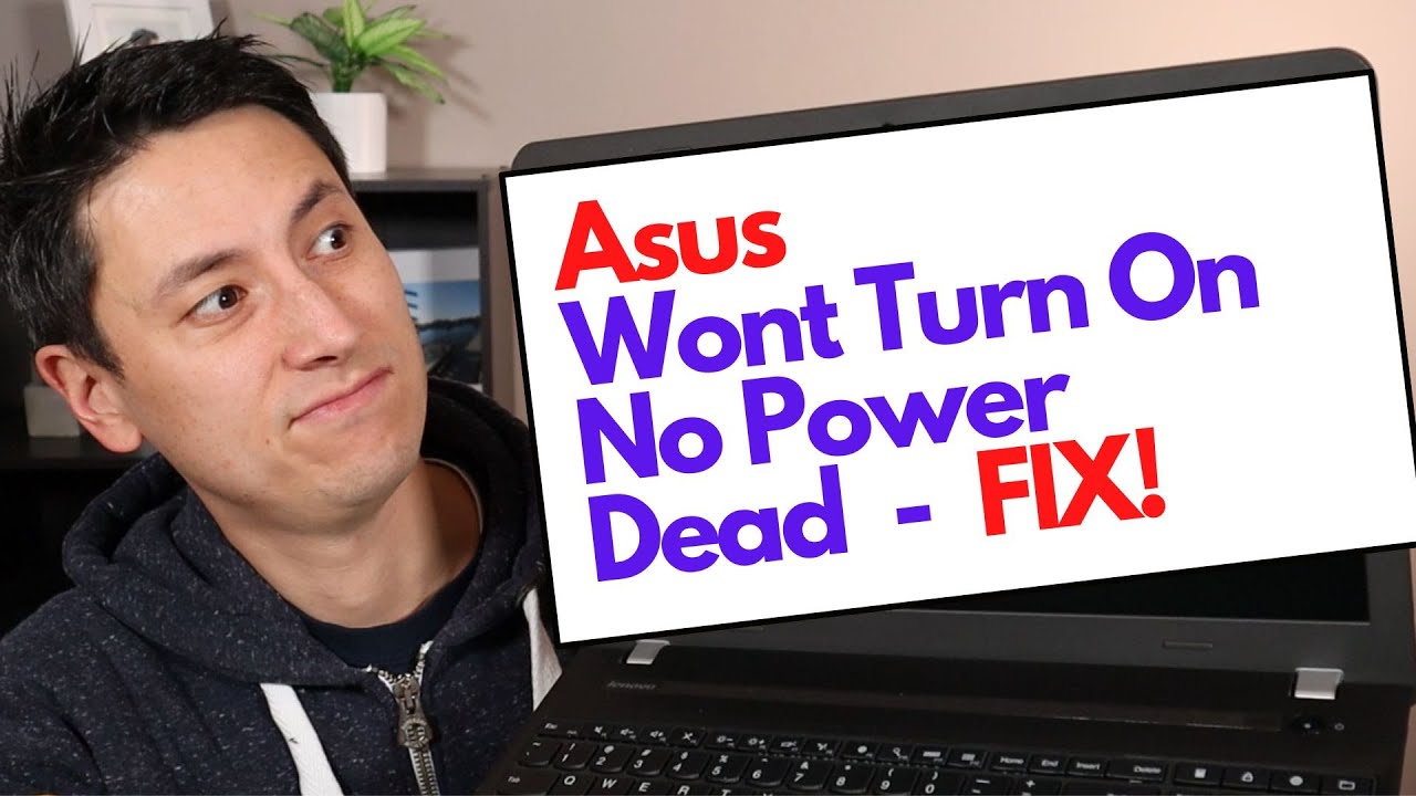 asus wont turn on