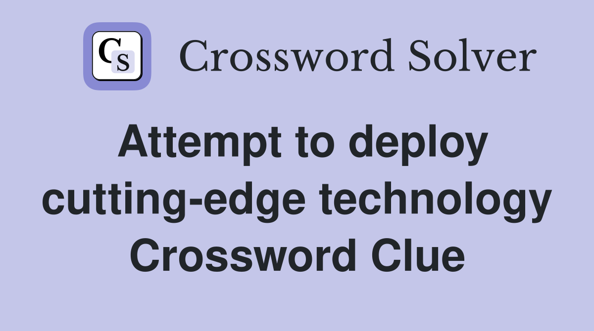 attempt to deceive crossword clue