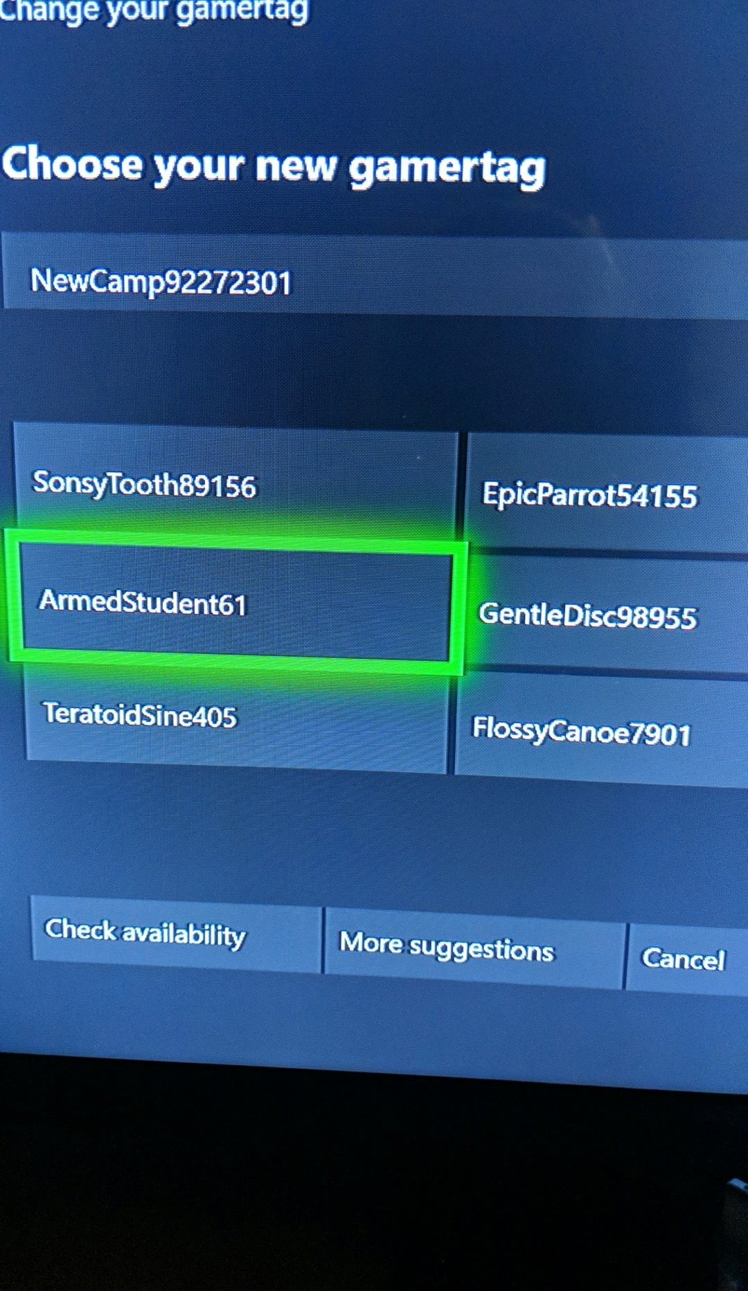 good gamertags for xbox