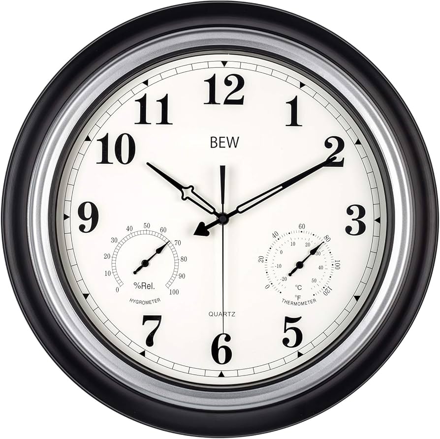 extra large outdoor clocks waterproof