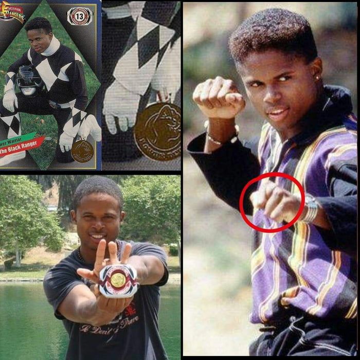 black power ranger finger