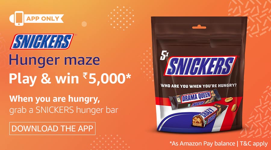 amazon snickers quiz answers