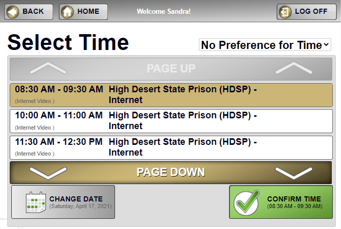 north kern state prison video visiting