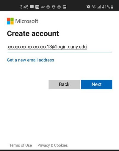 cuny email login outlook