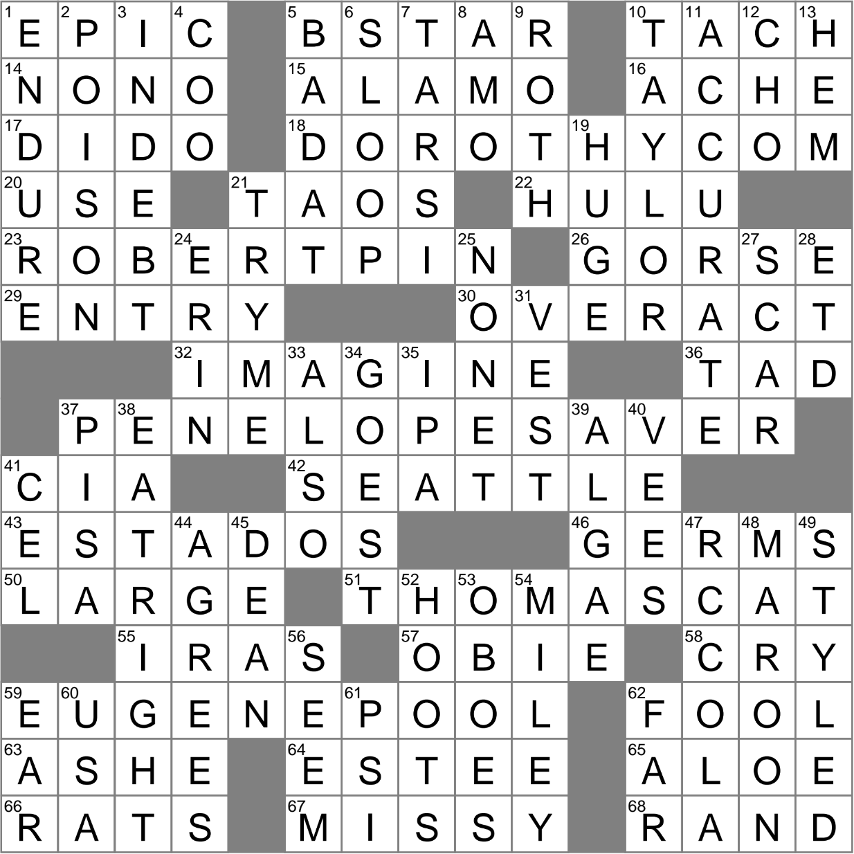 brewery letters crossword clue