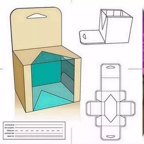 molde de cajas para armar e imprimir