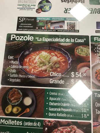 menu casa toño