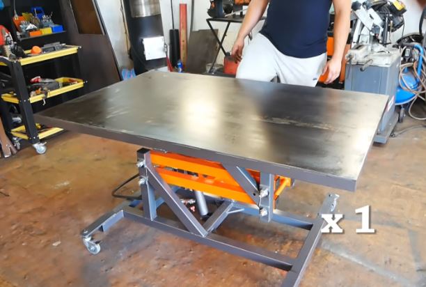 diy hydraulic lift table