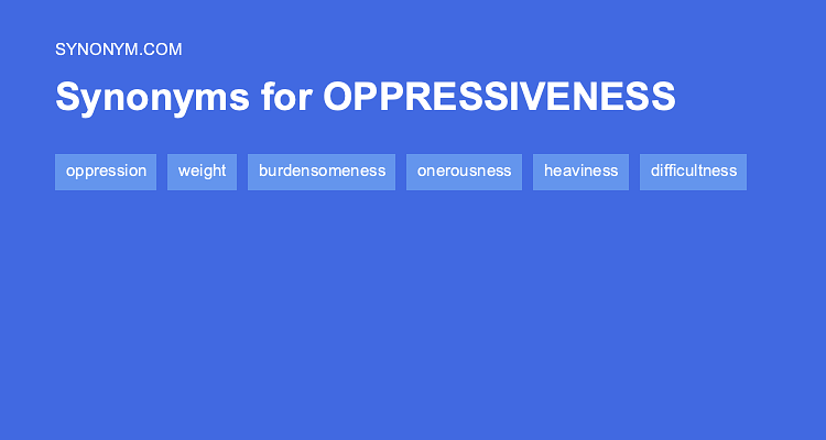 oppression antonym