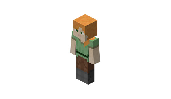 imagenes de alex de minecraft