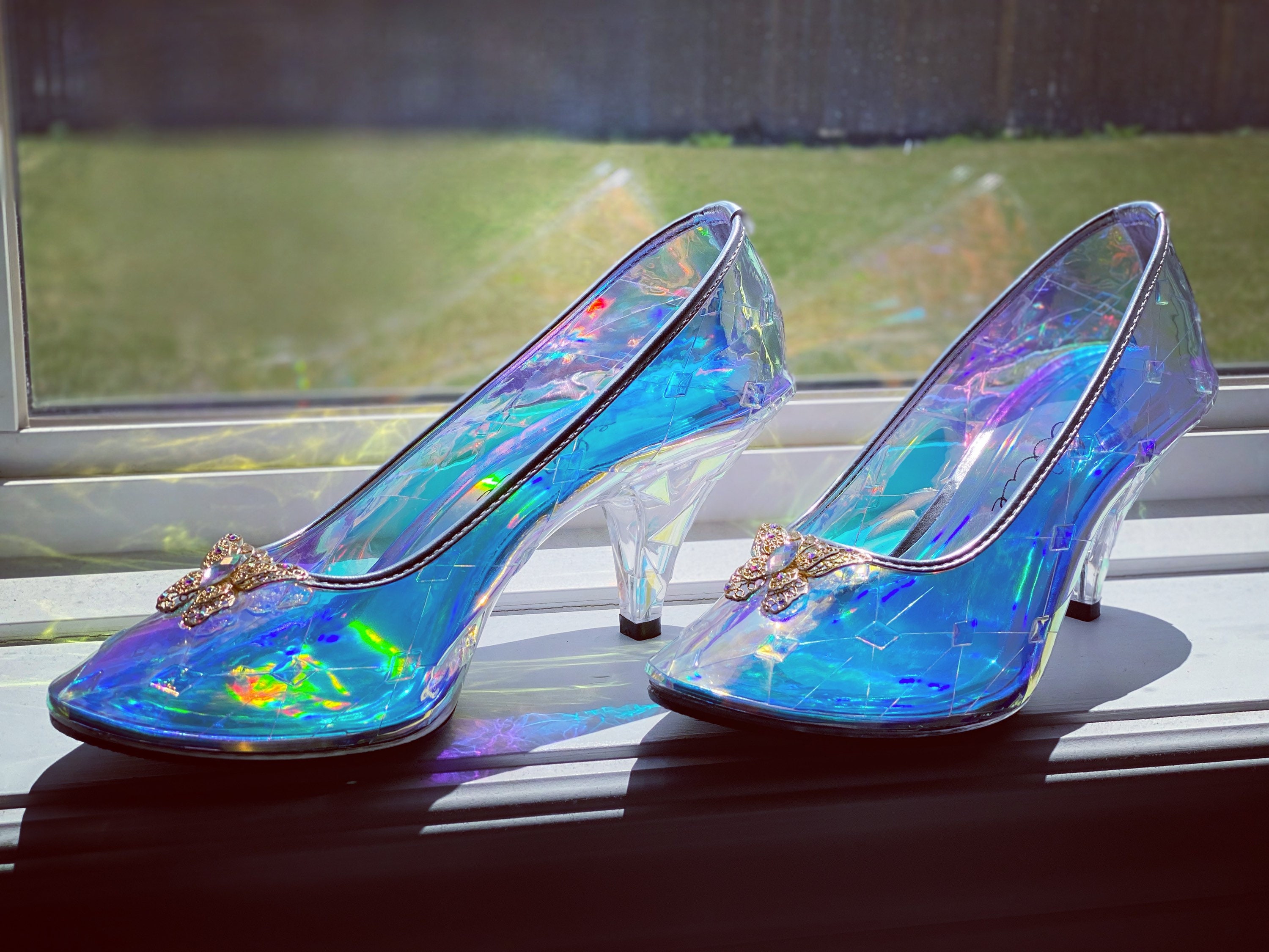 glass slipper shoes