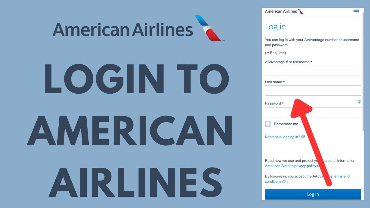 american airlines aadvantage login