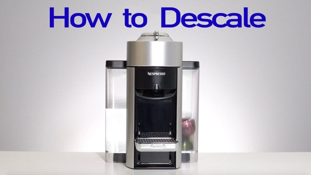 how to decalcify nespresso