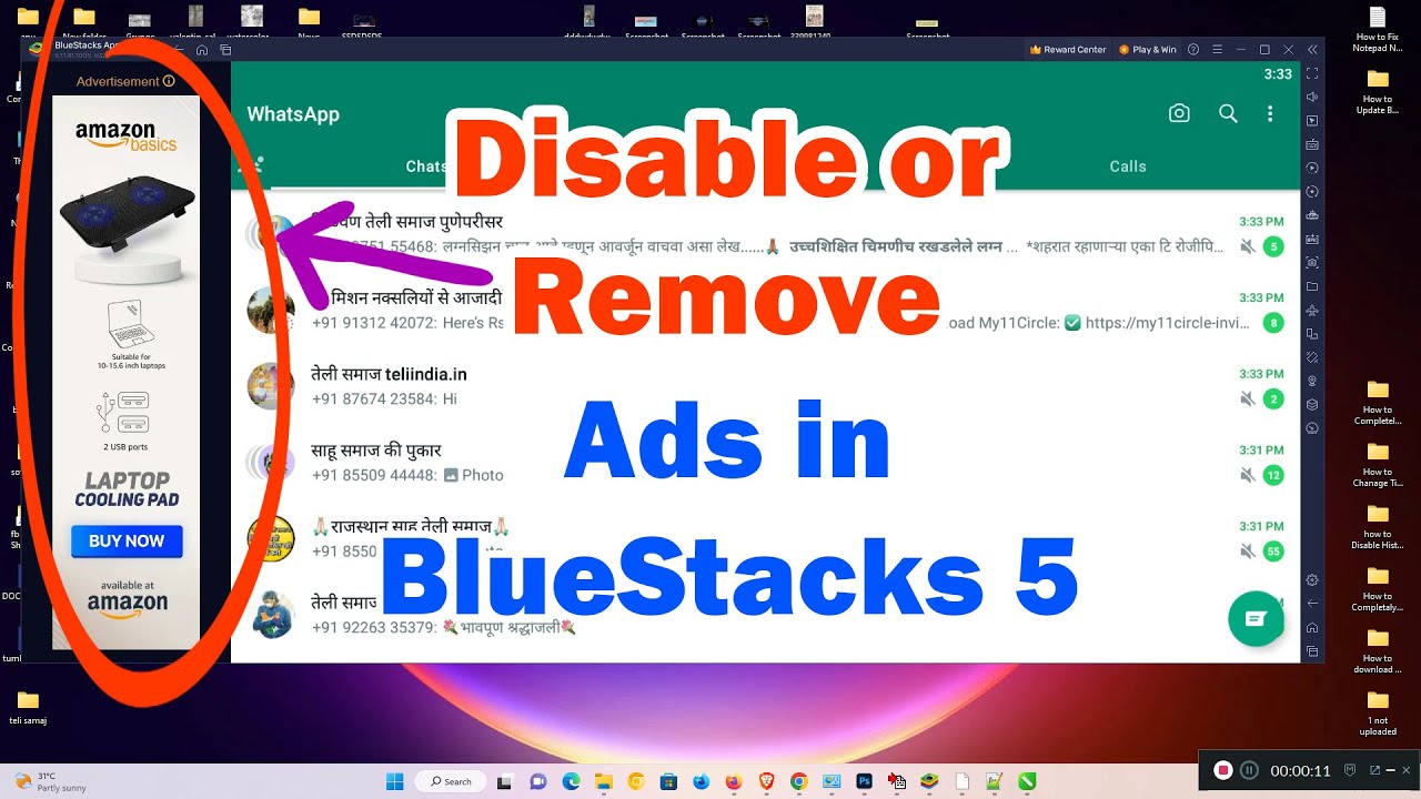 bluestacks ads