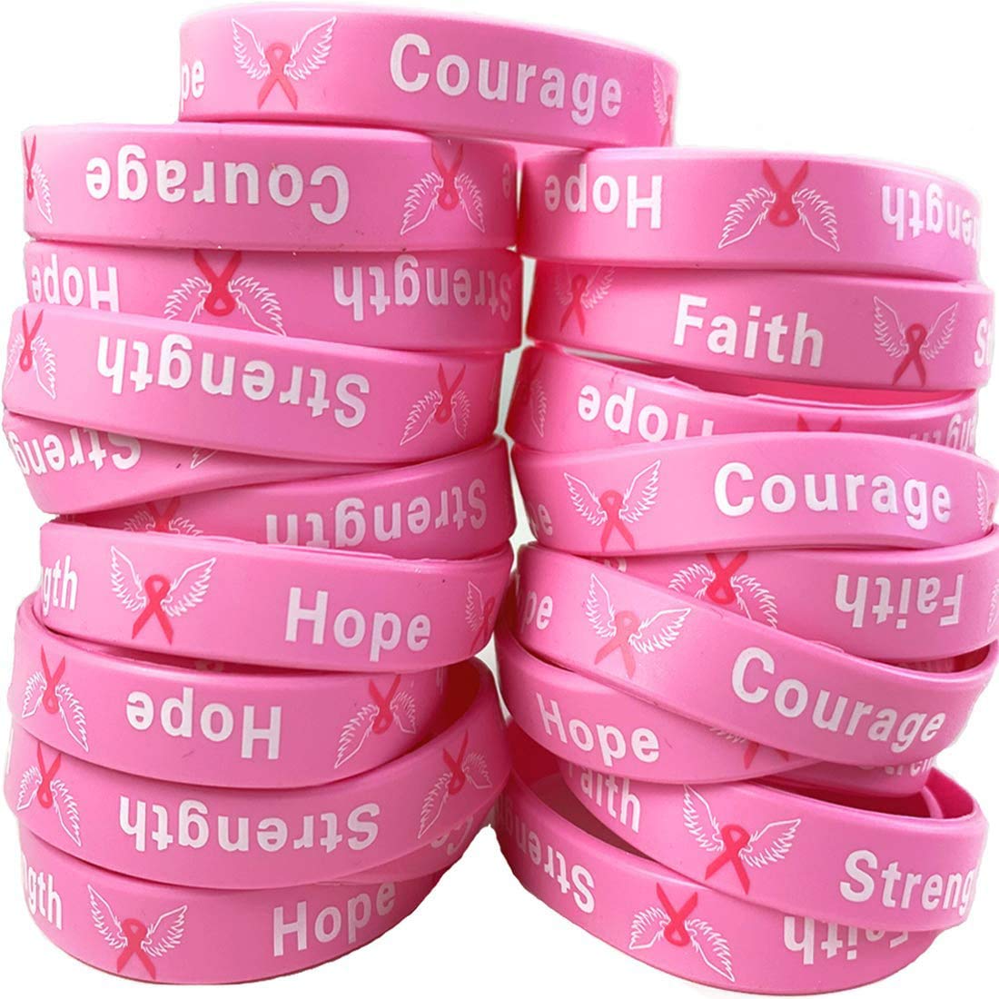 pink breast cancer bracelets