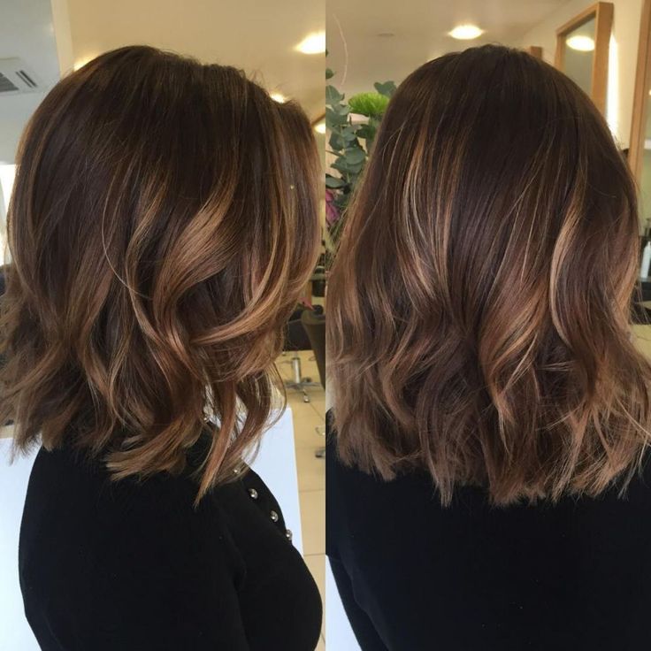 brown layered hair