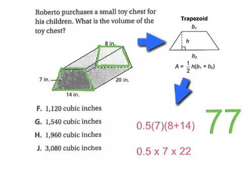 trapezium prism volume