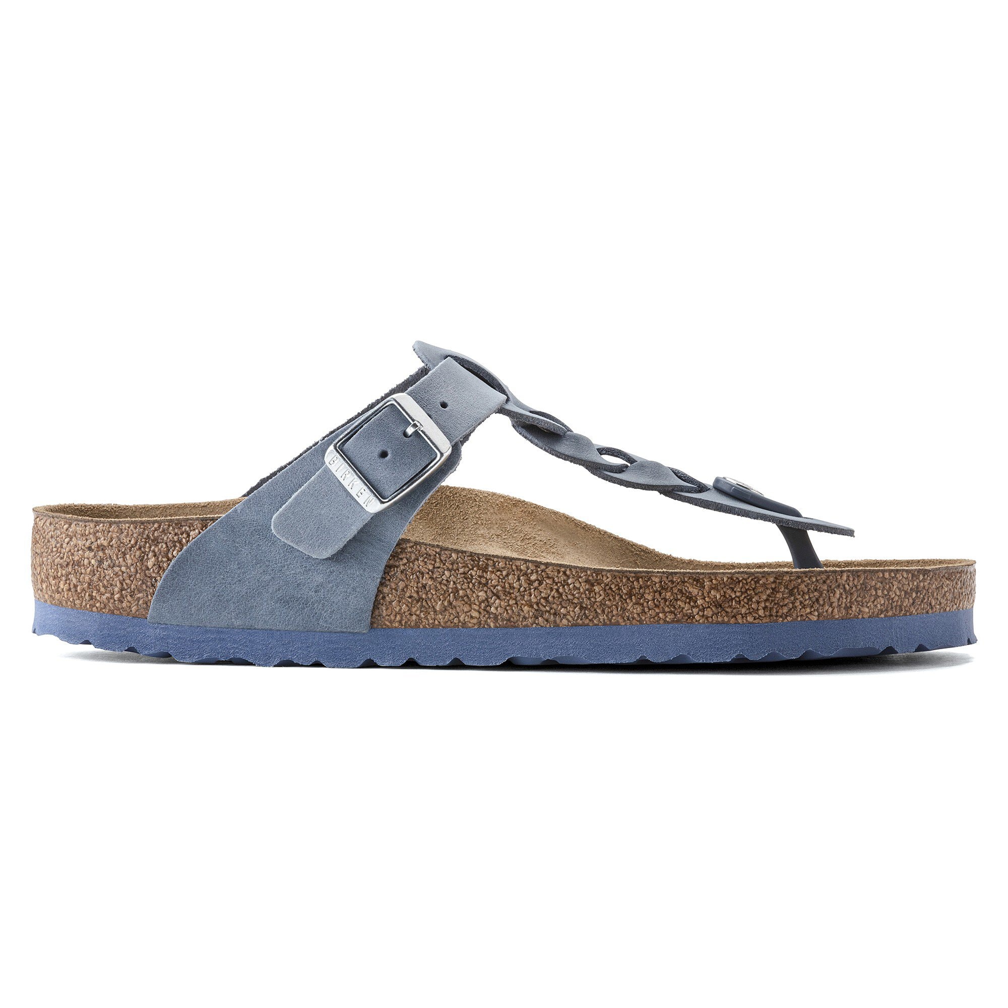 birkenstock gizeh braided blau