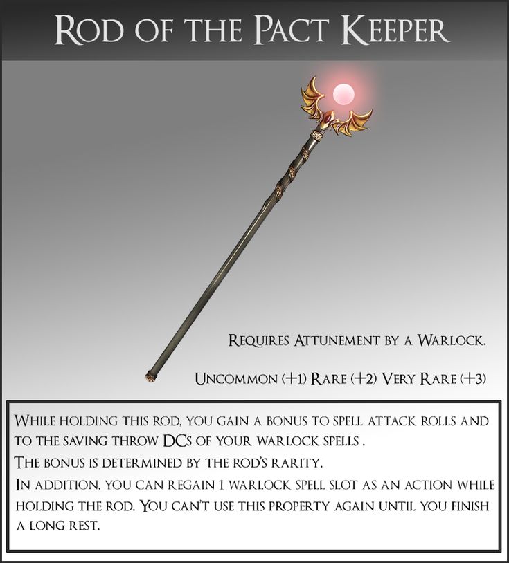 rod of the pact keeper 5e