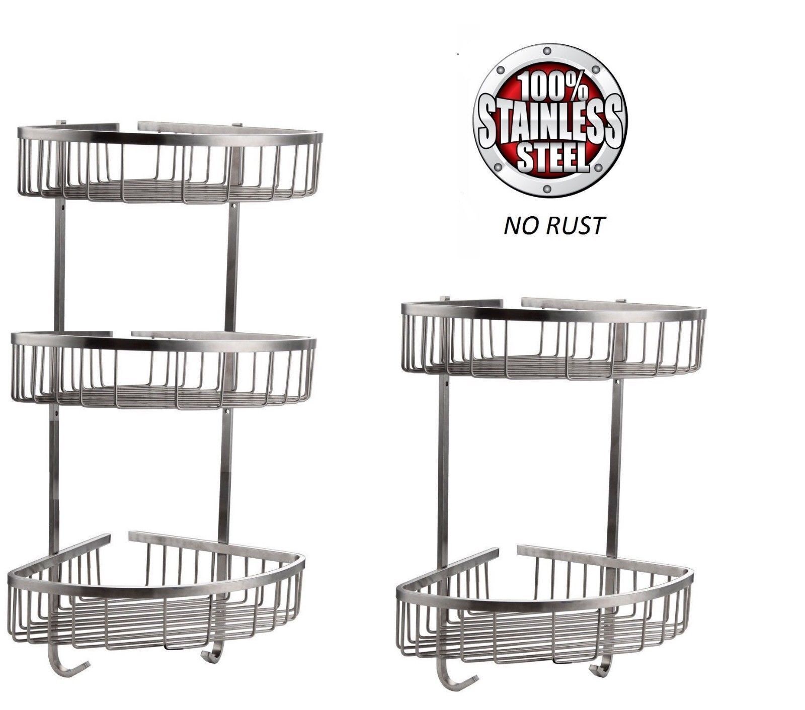 shower caddy rust free