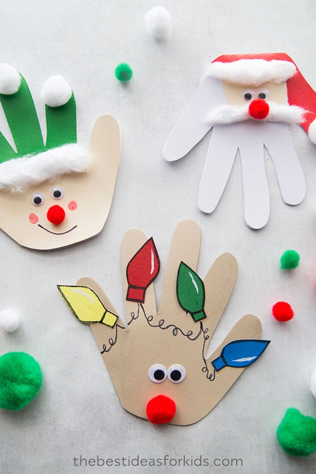 handprint christmas card ideas