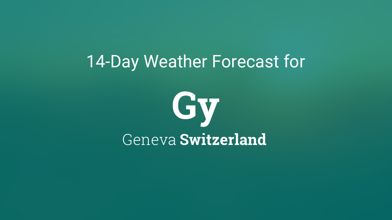 14 day forecast geneva