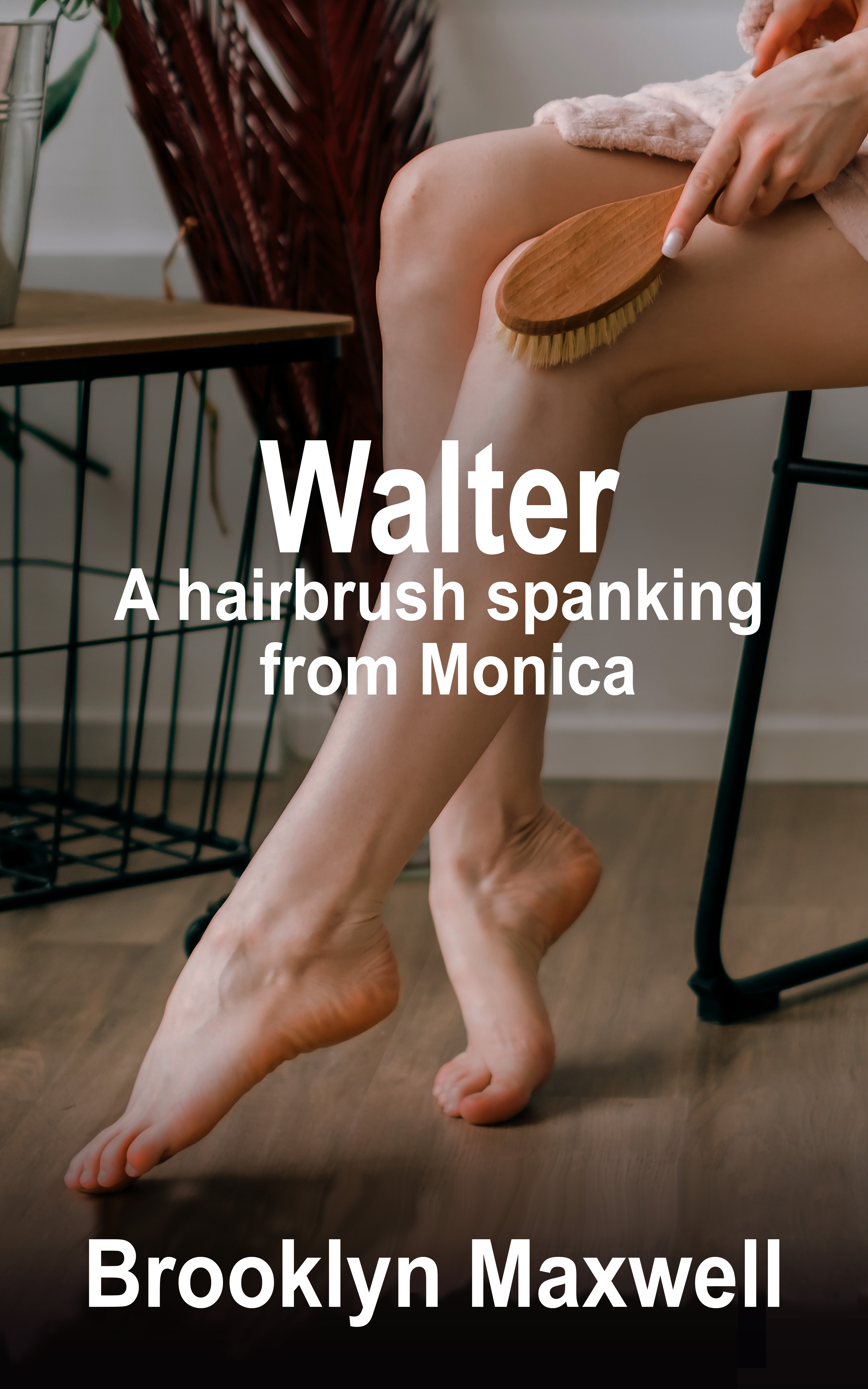 spanked hairbrush