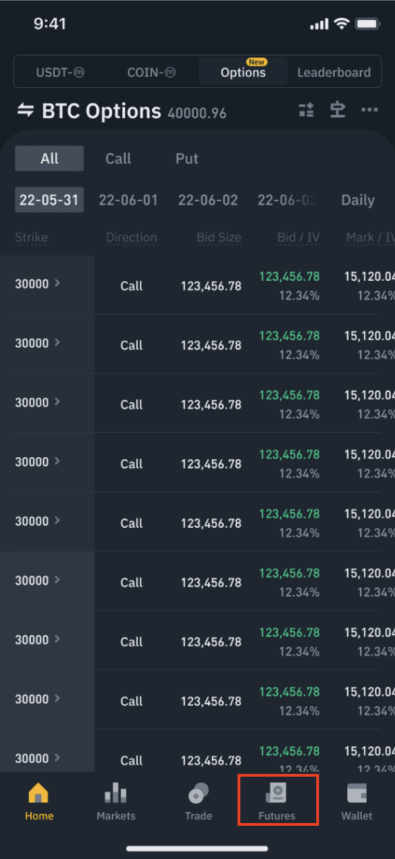 binance futures calculator