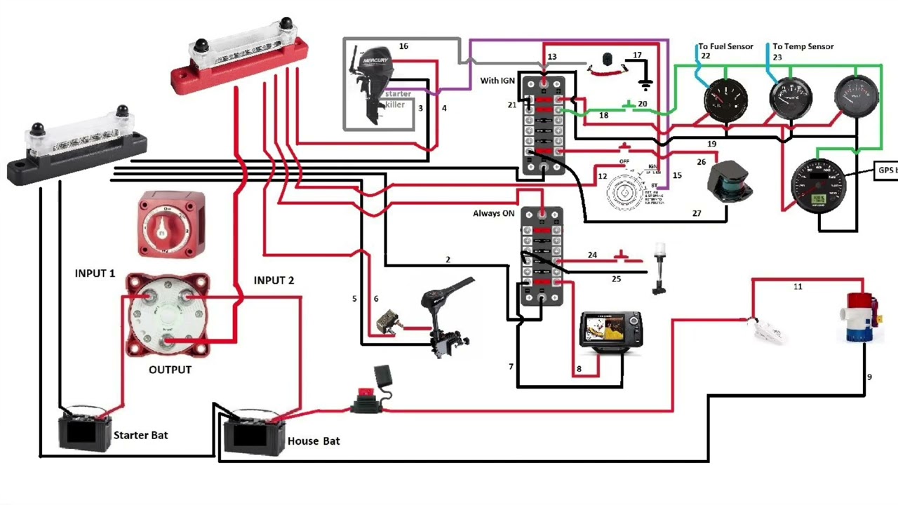 boat battery switch wiring diagram