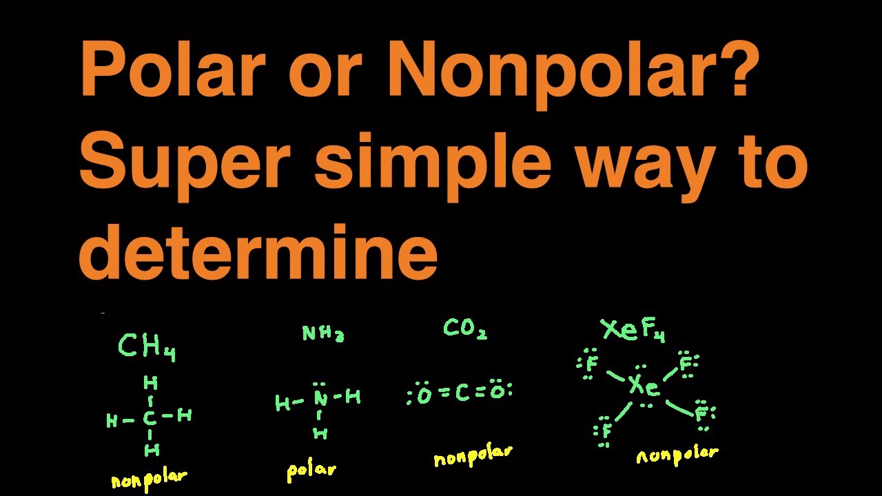 how to tell if something is polar or nonpolar