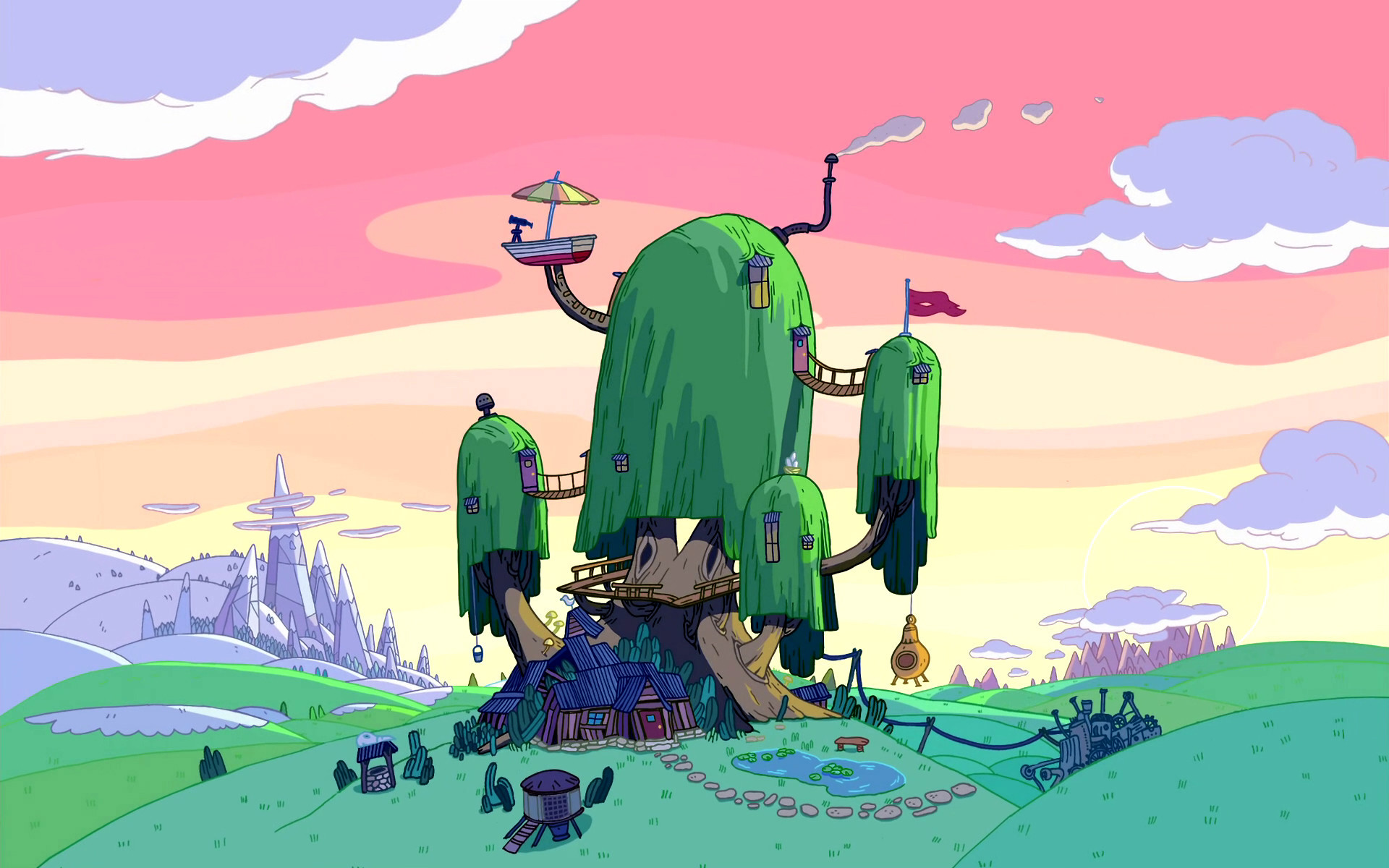 background adventure time