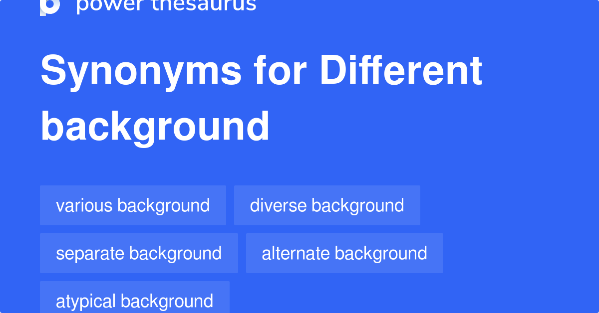 background synonym