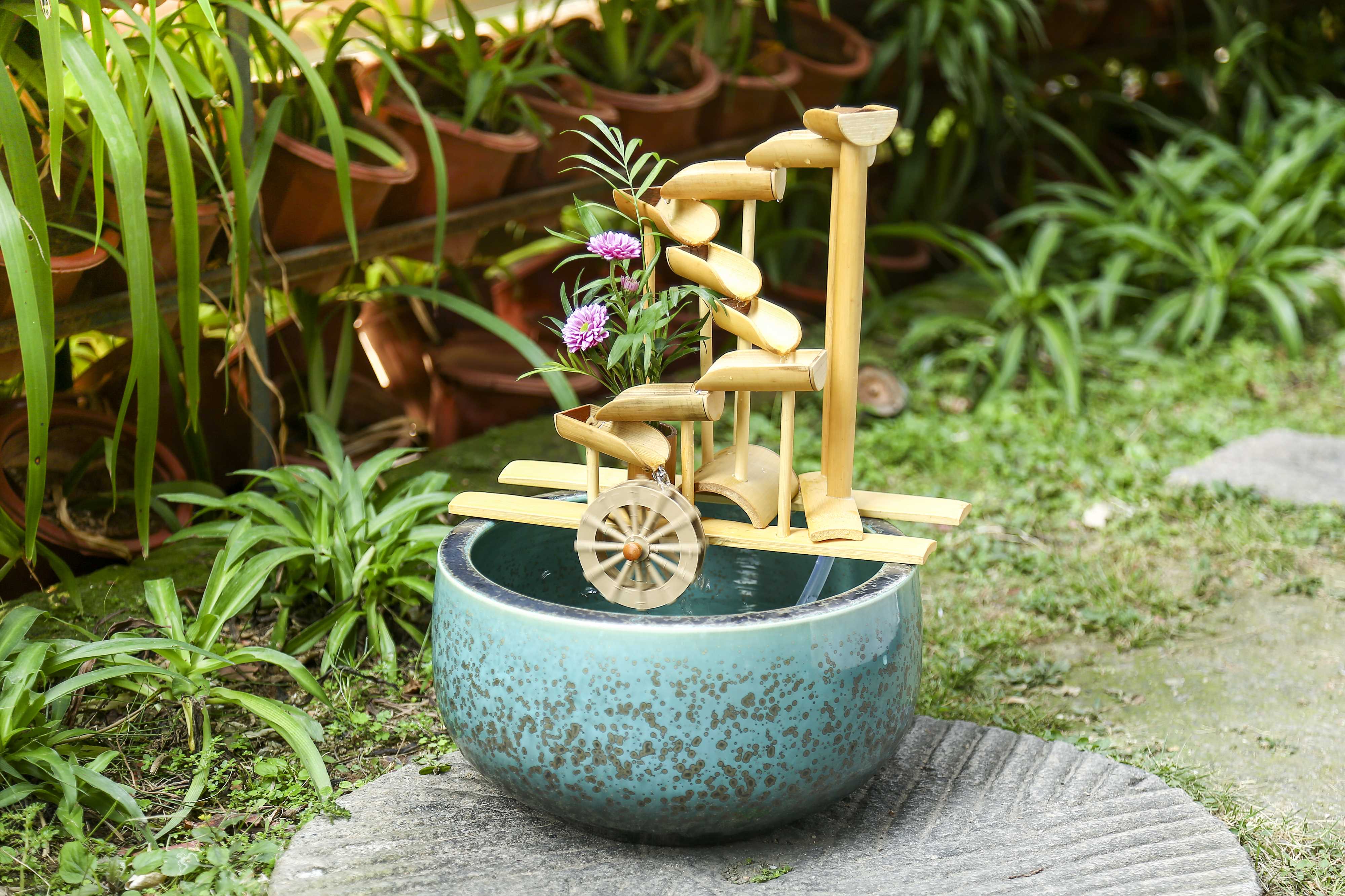 bamboo fountain