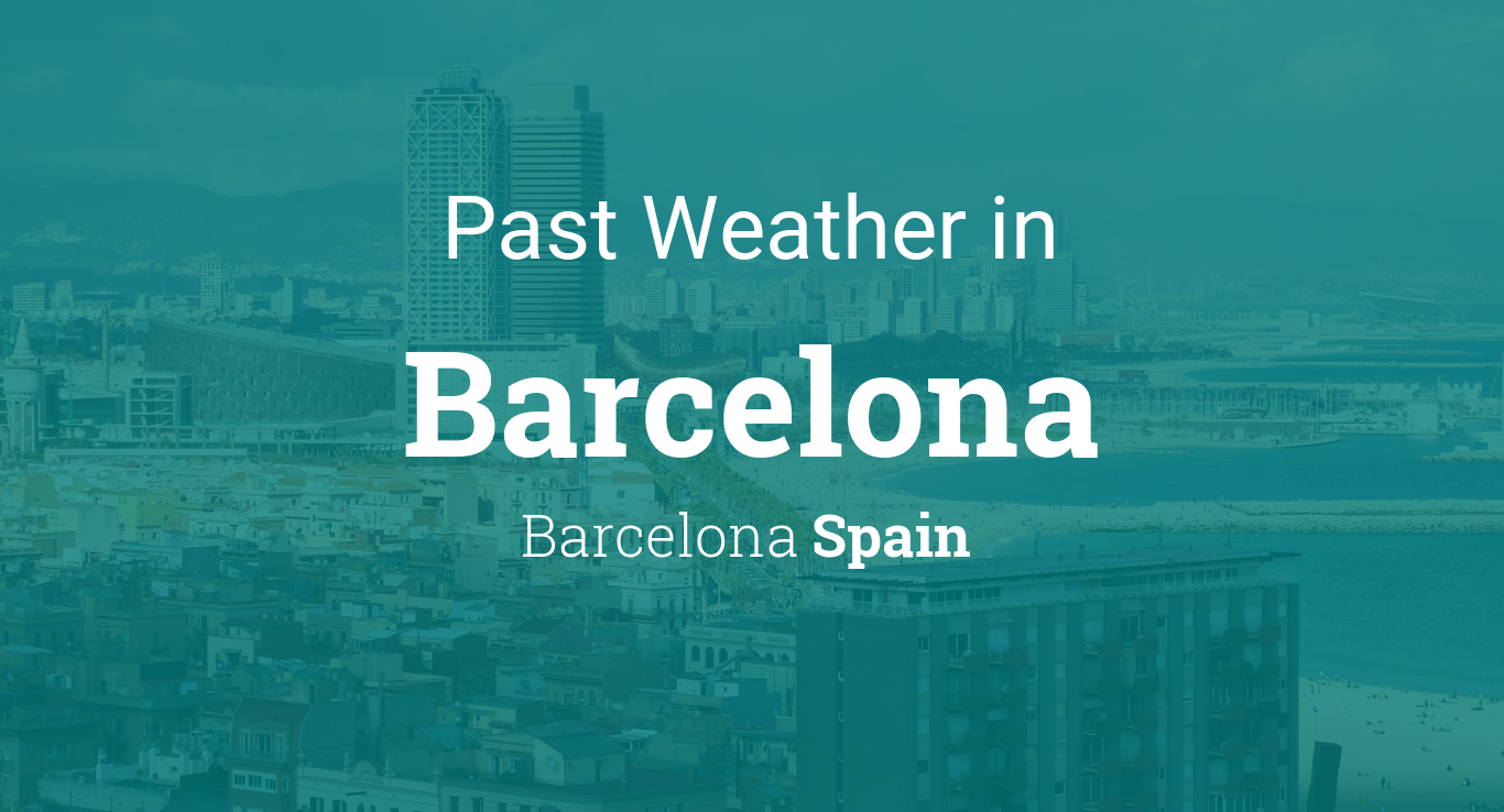 barcelona weather 30 day forecast