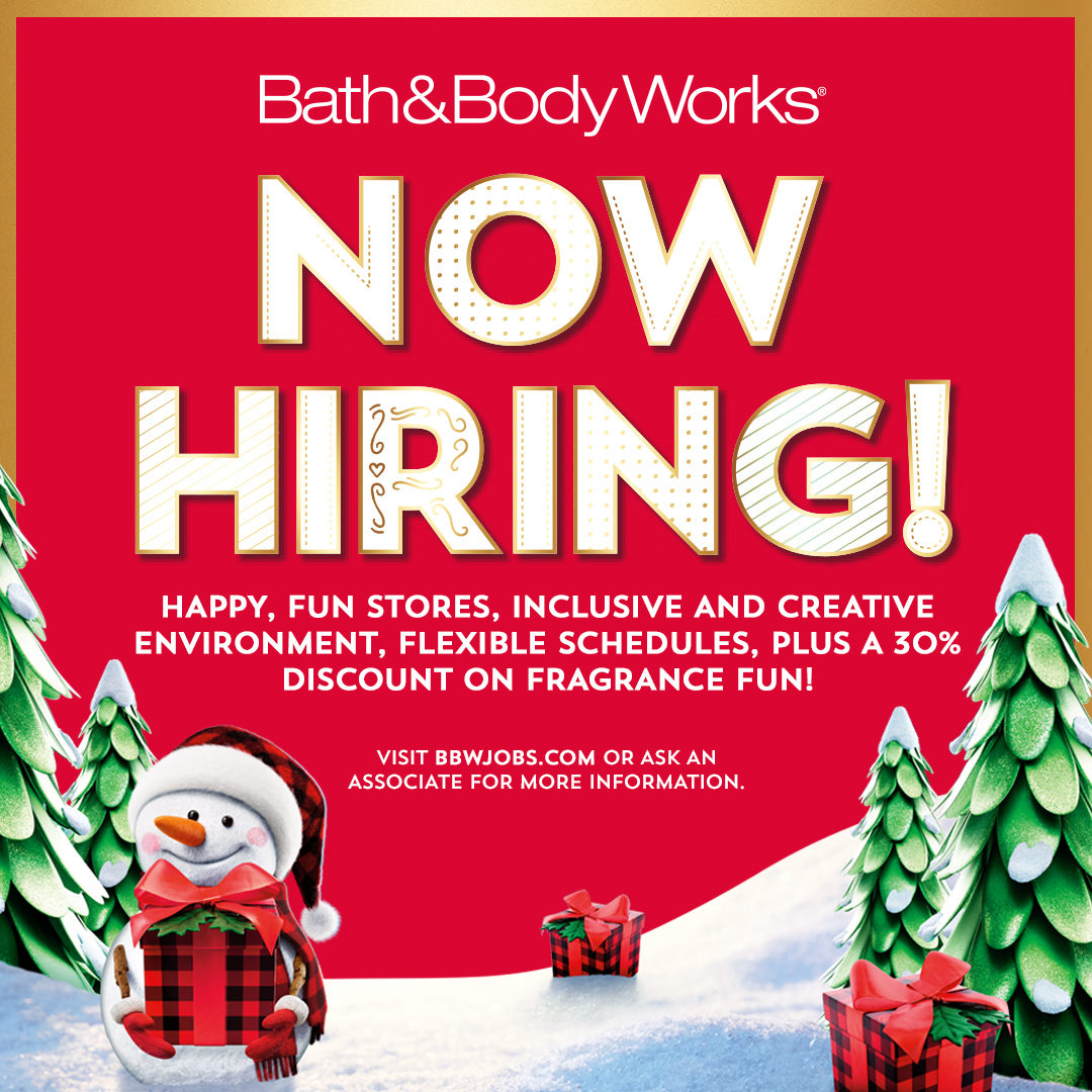 bath and body works hiring