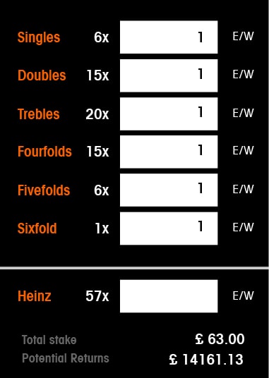 lucky 63 bet explained