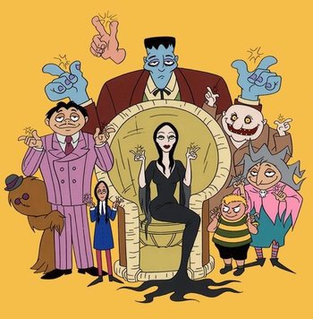 addams family anime