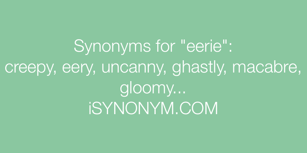 eerie synonym