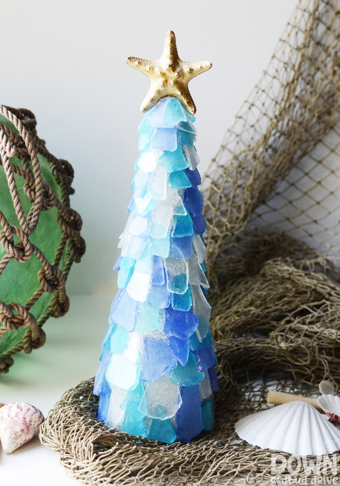 seaglass tree diy